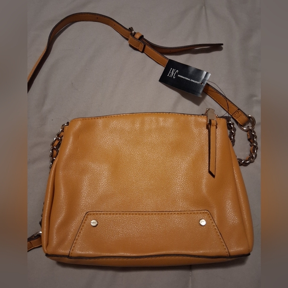 INC International Concepts Tripii Chain Crossbody Bag, Color Daffodil - Picture 1 of 4